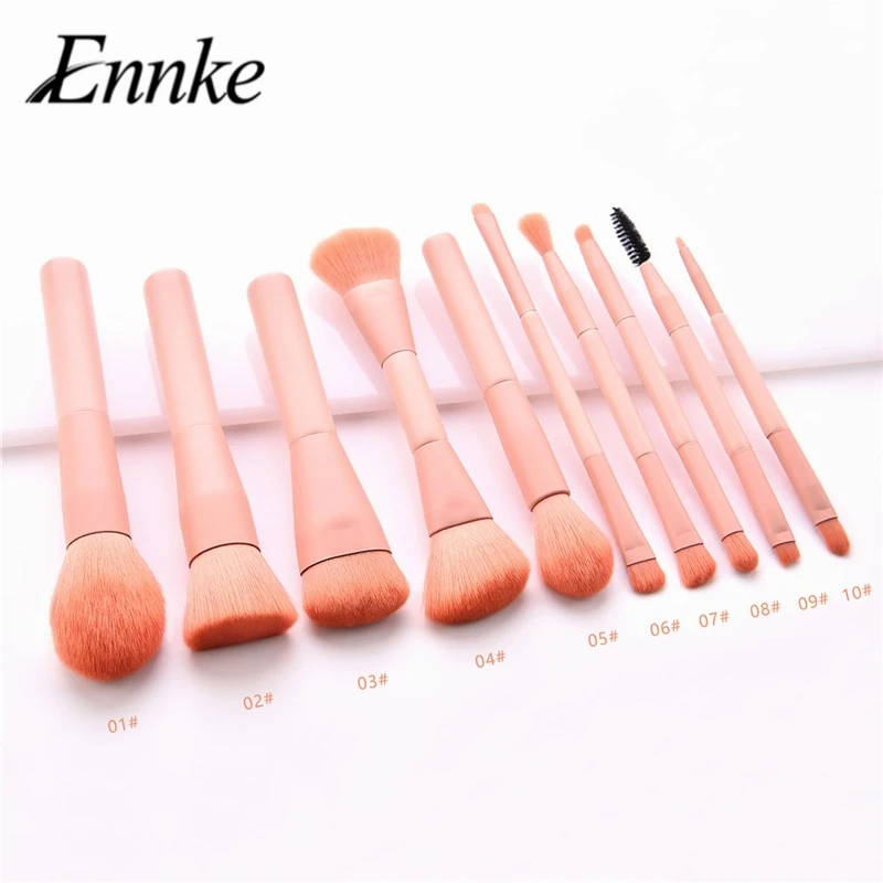 

ENNKE Cute Makeup Brushes For Women Concealer Loose Powder Foundation Multipurpose Brushes Professional Cosmetic Tools Kit