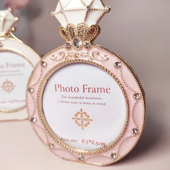 

European Diamond Crown Photo Frame Creative Picture Desktop Frame Luxury Photo Frame for Wedding Home Decorative Gift Craft