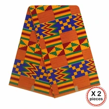 Африканская восковая ткань с принтом Хлопок Шитье Анкара африканская ткань 12 ярдов Нигерия Гана ткань для DIY свадебного платья 91627