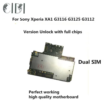 

CIDI Tested Full Work Original Unlock Used Motherboard For Sony Xperia XA1 G3116 G3125 G3112,Circuit Electronic Panel
