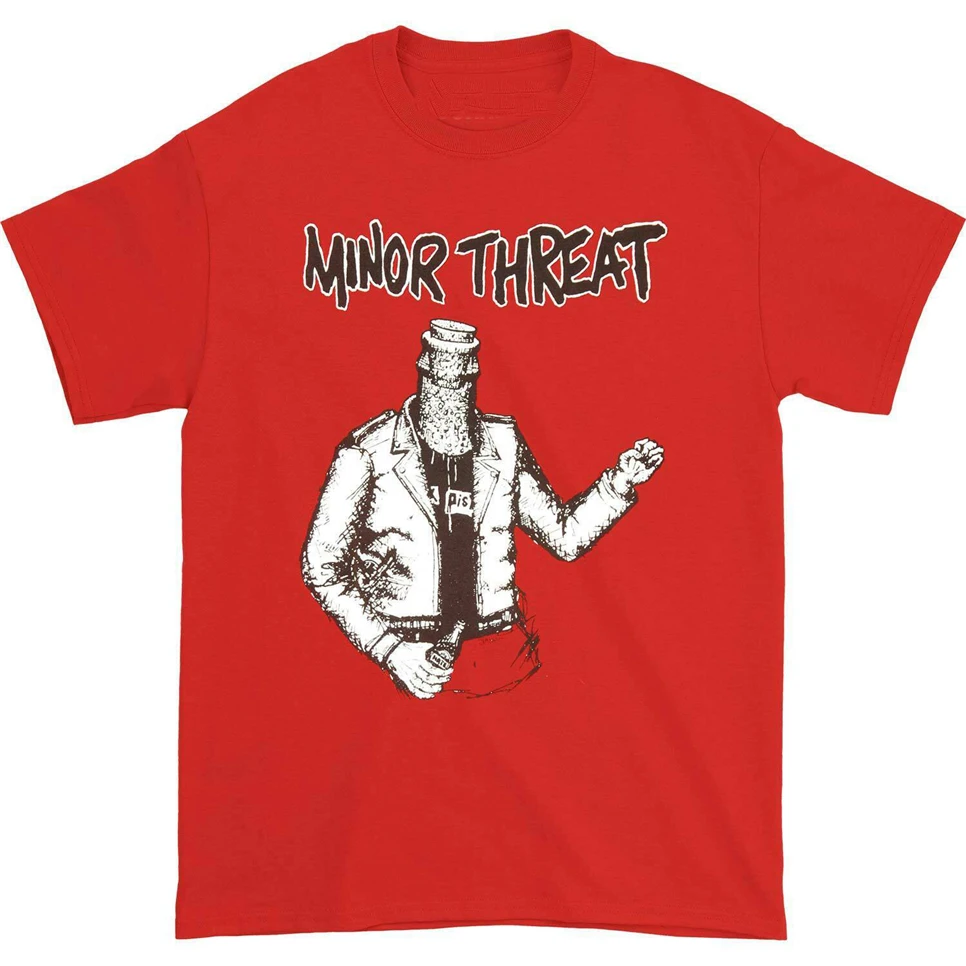 Minor Threat Men'S Bottled VIOLATION t-shirt X-Big красный с круглым вырезом | Мужская одежда