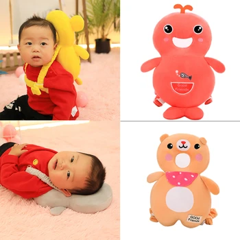 

Cartoon Baby Infant Anti-fall Pillow Convenient Practical User-friendly Design Back Head Protector Squeak Toddler Safe Cushion