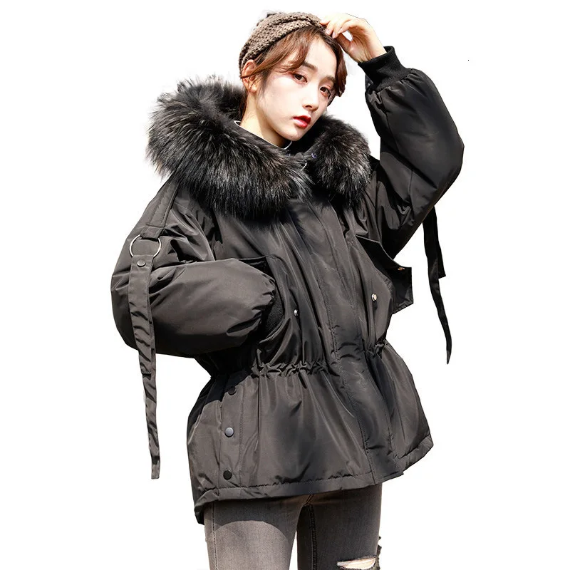 

Plus Size Korean Winter Down Coat Women Puffer Female Warm Feather Jackets Short Parka Coats Duck Outerwear Harajuku Ukraine