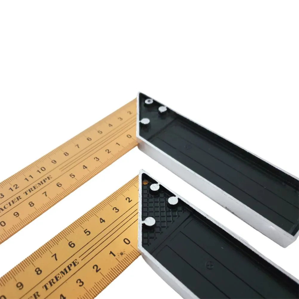 Woodworking Tools Woodworking Tool Woodworking Square Tool Steel Ruler Stainless Steel L-Square Angle Ruler 90 Degree Angles 250mm/350mm Ruler Square For Woodworking Carpenter Measuring Tool