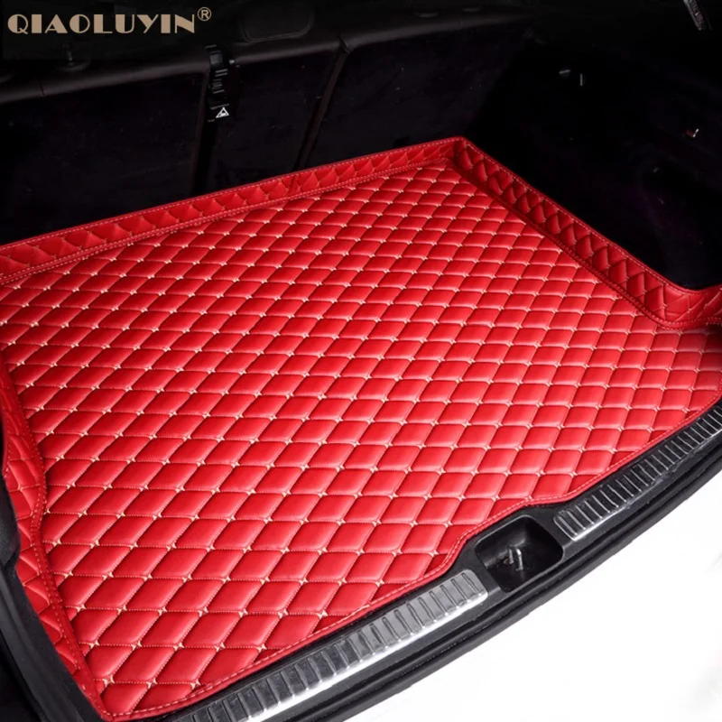 

XPE Trunk Mats for Geely Vision X3 Pro 2017-2021 Car Cargo Liner Waterproof Anti-dirty Tray Trunk PU Leather Floor Mat