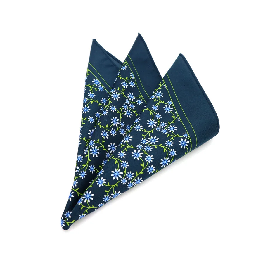 SF02 тонкий мягкий платок для свадебной вечеринки деловой полиэстер Шелковый цветок Пейсли Карманный квадратный 34 см большой платок асессуары полотенце