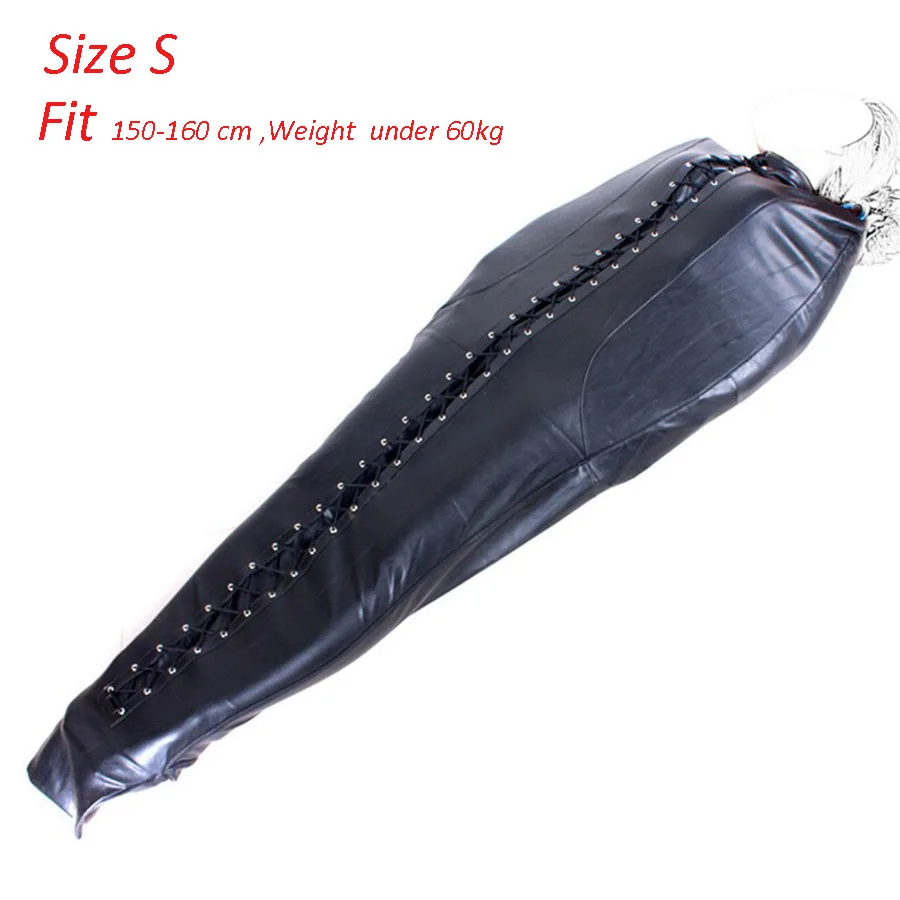 BDSM PU Leather Mummy Sleeping Bag Full Body Binder Bondage Sleep Sack &  Strait Jacket, Role Play Bondage Restraints Sex Product - AliExpress Beauty  & Health