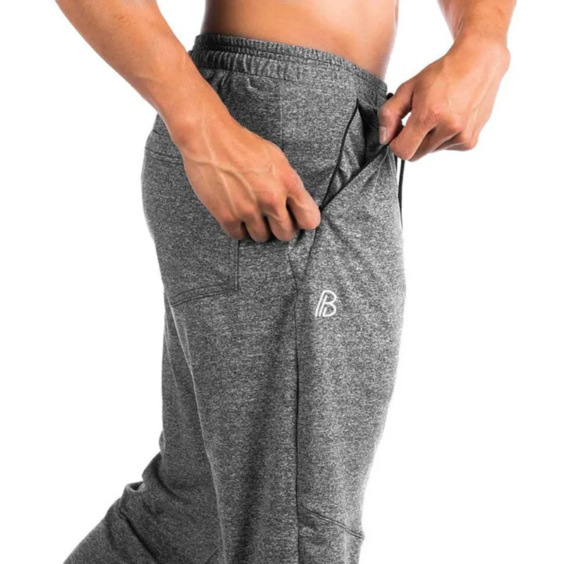 Осенние новые мужские хлопчатобумажные спортивные брюки мужские фитнес тренировки твердые брюки мужские повседневные модные спортивные штаны Спортивная одежда