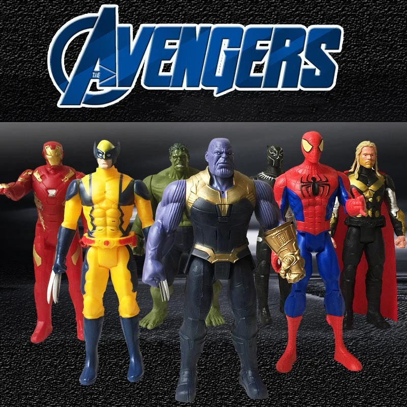 Marvel The Avengers Superheld Spiderman Action Figur Figuren Iron Man Thor 30cm*