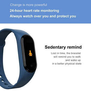 

Smart Bracelet Blood Oxygen Saturation Temperature Blood Pressure Heart Rate Monitor Fitness Tracker Smart Band Waterproof Watch