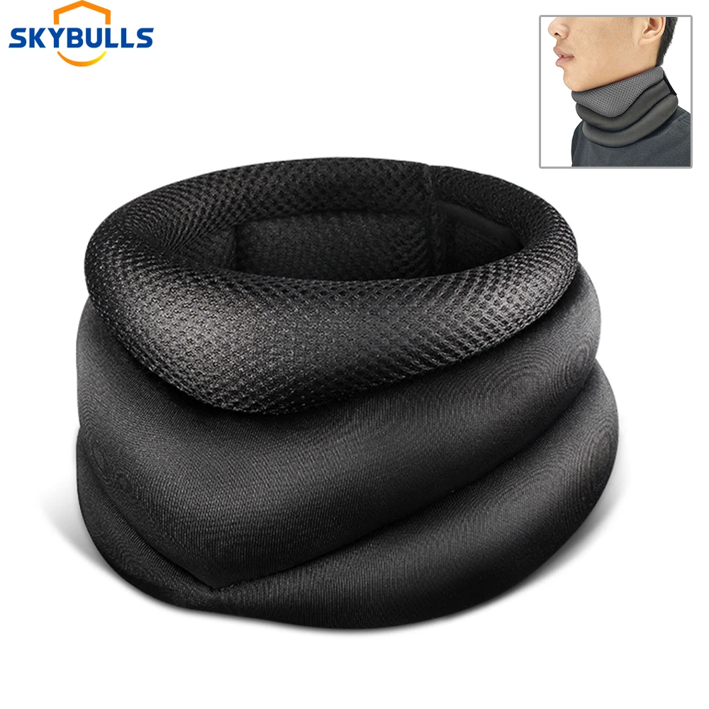 

Skybulls 1PCS Neck Support Protector Cervical Traction Collar For Sports Neck Posture Corrector Belt Spine Relaxation Massager