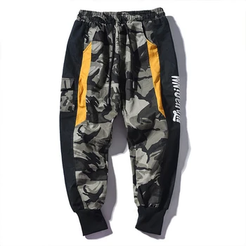 

Brand Men Camouflage Cargo Pants Fashion Male Casual Trousers High Quality Hip Hop Cuffed Pencil Pants Men's Clothing