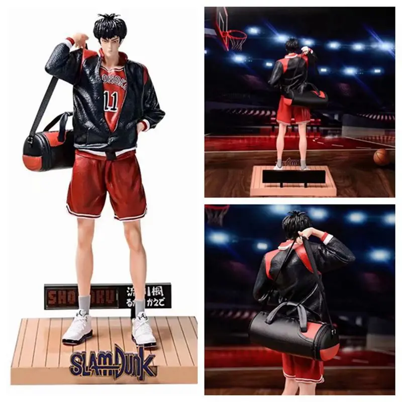 

HOT Anime Figure 32cm SLAM DUNK Rukawa SD Scenes PVC Action Figure Model Toys Gift