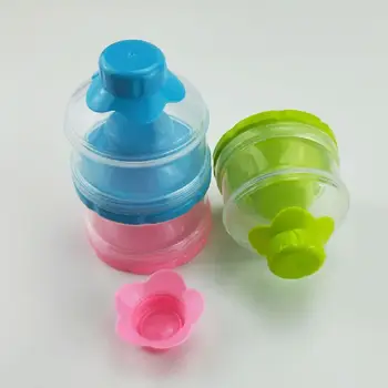 

3-Layers Baby Milk Powder Container Stackable Formula Milk Storage Dispenser