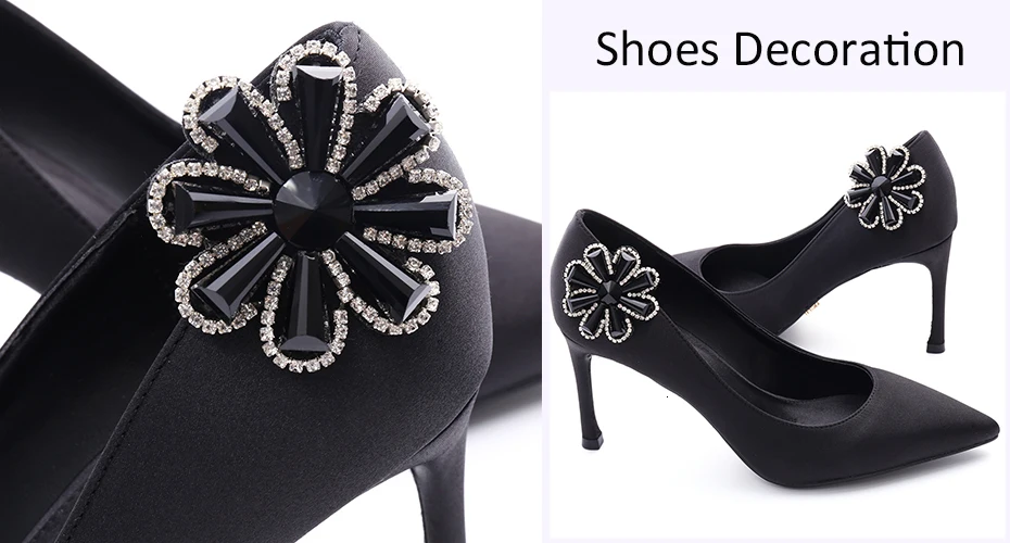 IngeSight. Z 2 подвеска «кусочки» цветок Кристалл обуви украшения для женщин ножной браслет обувь клип выпускного вечера свадебные модные ювелирные аксессуары