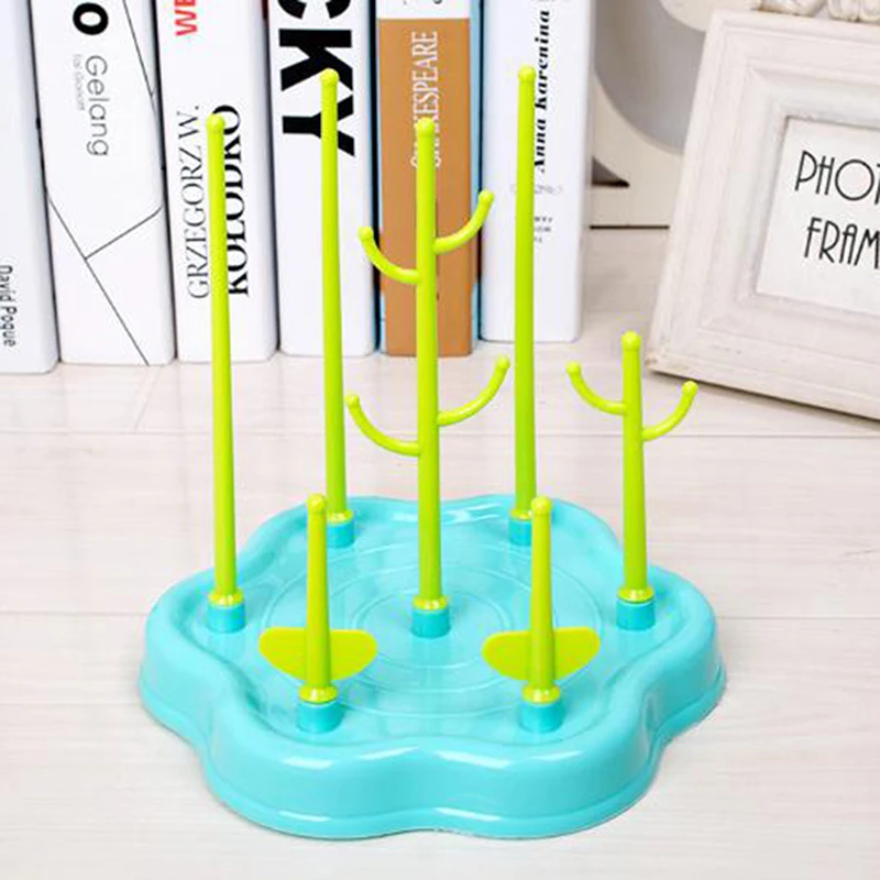 Antibiotic Drainer Dryer Rack Shelf Feeding Holder Stand Health Safe Drain Bottles Rack Baby Bottle Drying Rack