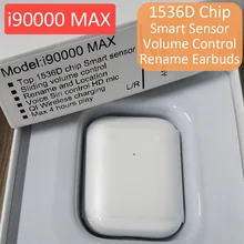 I90000 MAX Tws изменить расположение беспроводной Bluetooth наушники объем Contol умный датчик супер бас PK i5000 i9000 i50000 TWS