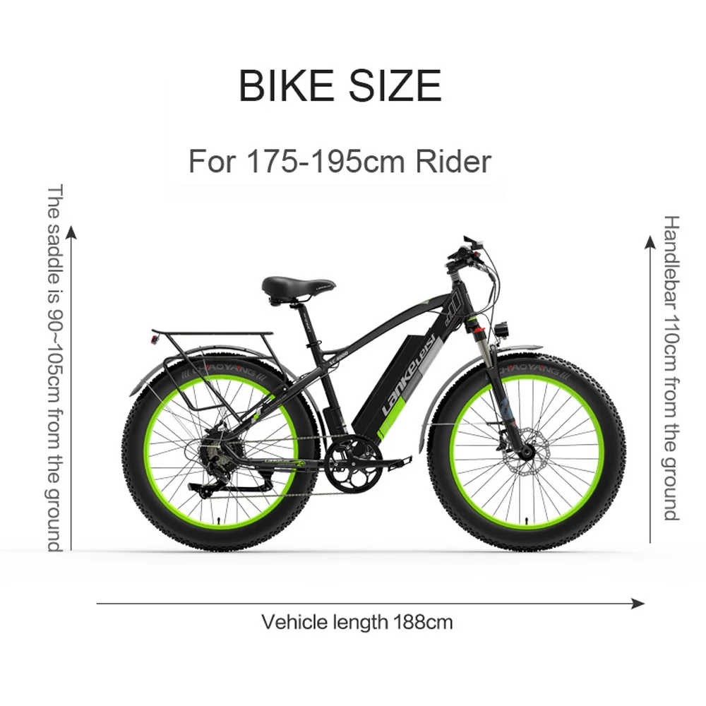 Electric Sand Bike, 48v Fat Tire 