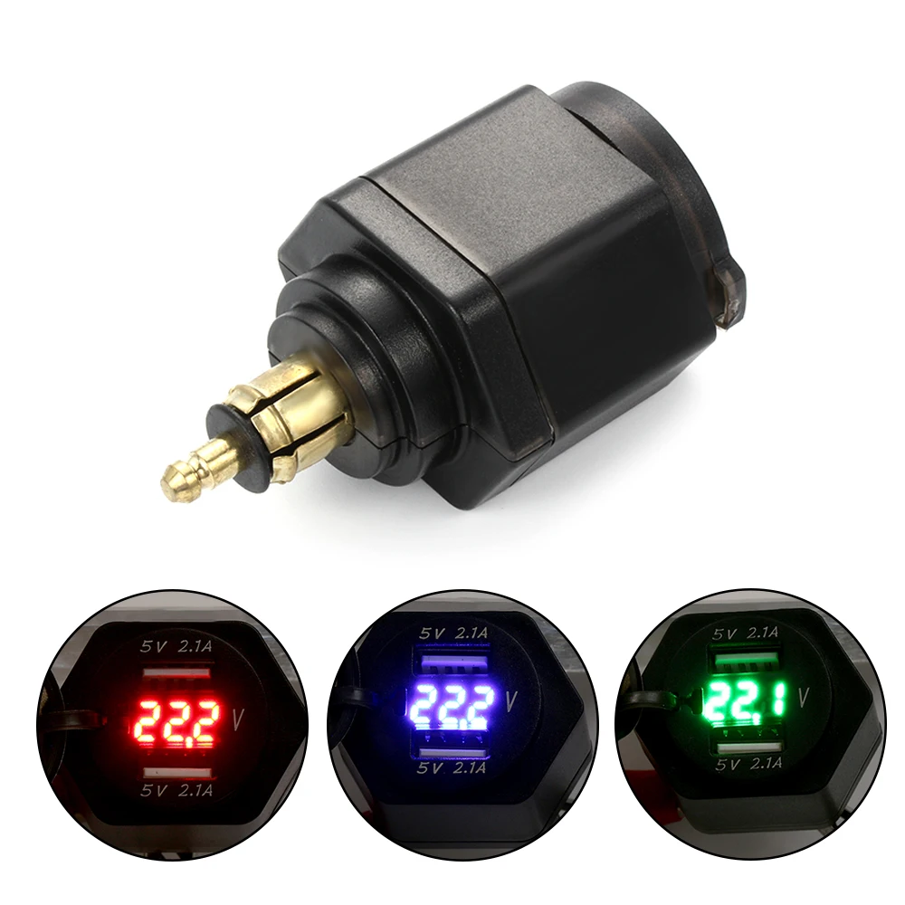 USB-адаптер для зарядного устройства с цифровым дисплеем BMW F800GS F650GS F700GS R1200GS R1200RT F650