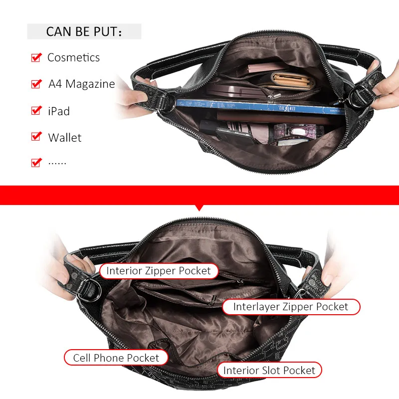  REALER female shoulder bag genuine leather large tote bags for women 2019 hobos patchwork luxury ha