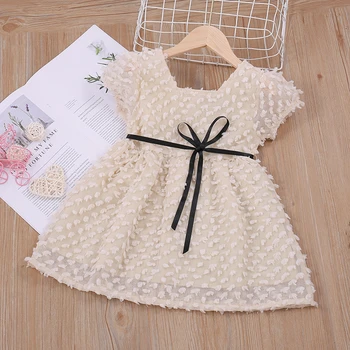 

2020 Summer Fashion Girls Princess Dress Elelgant Baby Girl Lace Dress Kids Girl Birthday Party Dress Gift Toddlers Kids Clothes