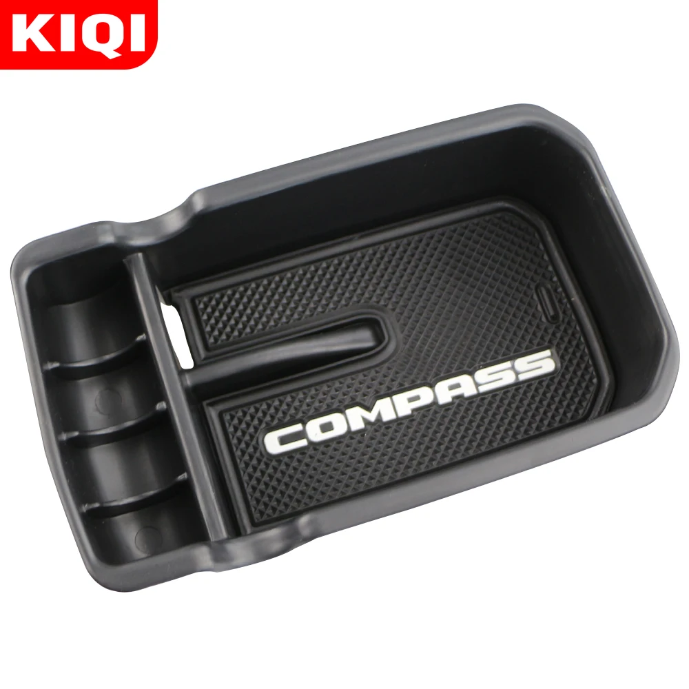 ABS Car Armrest Storage Box Holder Container for Jeep Compass 2018 2019 2017 Glove Organizer Interior Accessories ABS Car Armrest Storage Box Holder Container for Jeep Compass 2018 2019 2017 Glove Organizer Interior Accessories