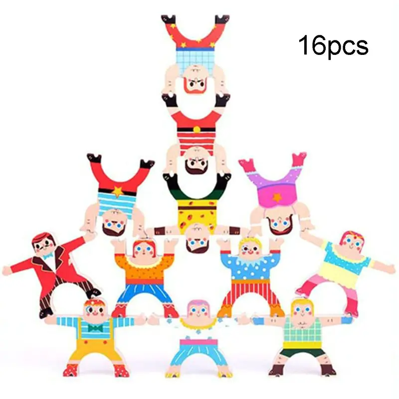 

Wooden Hercules Balance Building Blocks Diy Stacking Jade Wooden Toys Wooden Blocks Kids Educational Toys For Children