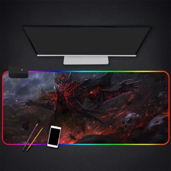 

Anime Defense of the Ancients Gaming RGB Large Mouse Pad Big Mouse Mat Computer Mousepad Led Backlight Mause Pad