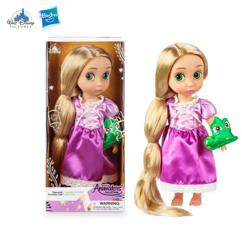 

Disney Hasbro 40 cm boxed salon doll handmade collection model Rapunzel and Snow White Frozen 2 Aisha and Anna's girl toy