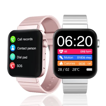 

Bluetooth Smart Watch Phone Call Message Reminder Life Waterproof Sport Watch For Ios Android White Pink Women Men Smartwatch