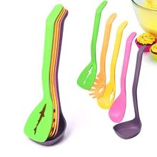 Напрямую от производителя продажи нейлоновая кухонная утварь набор с антипригарным покрытием только горшок набор шпателей из Пособия по кулинарии инструмент Ladel кухонная лопатка