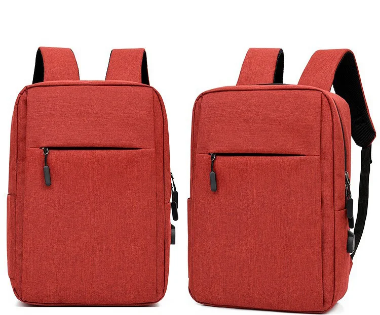 16 дюймов рюкзак для ноутбука Водонепроницаемый бизнес-рюкзак для ноутбука с защитой от кражи большой емкости Рюкзаки Дорожные сумки USB Back Pack мужская сумка - Цвет: red