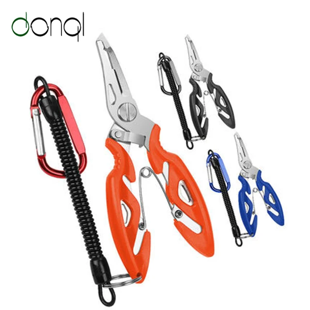 DONQL Fishing Plier Scissor Braid Line Lure Cutter Hook Remover Tackle Tool 1