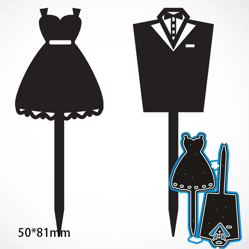 Metal Cutting Dies CLOTHES New for decor card DIY Scrapbooking stencil Paper Album template 50*81mm | Дом и сад