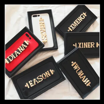 

for samsung s8 s9 s10 s20 plus Ultra note 8 9 10 pro Personality soft cover Unique Gift Custom name Wrist Chain Phone case