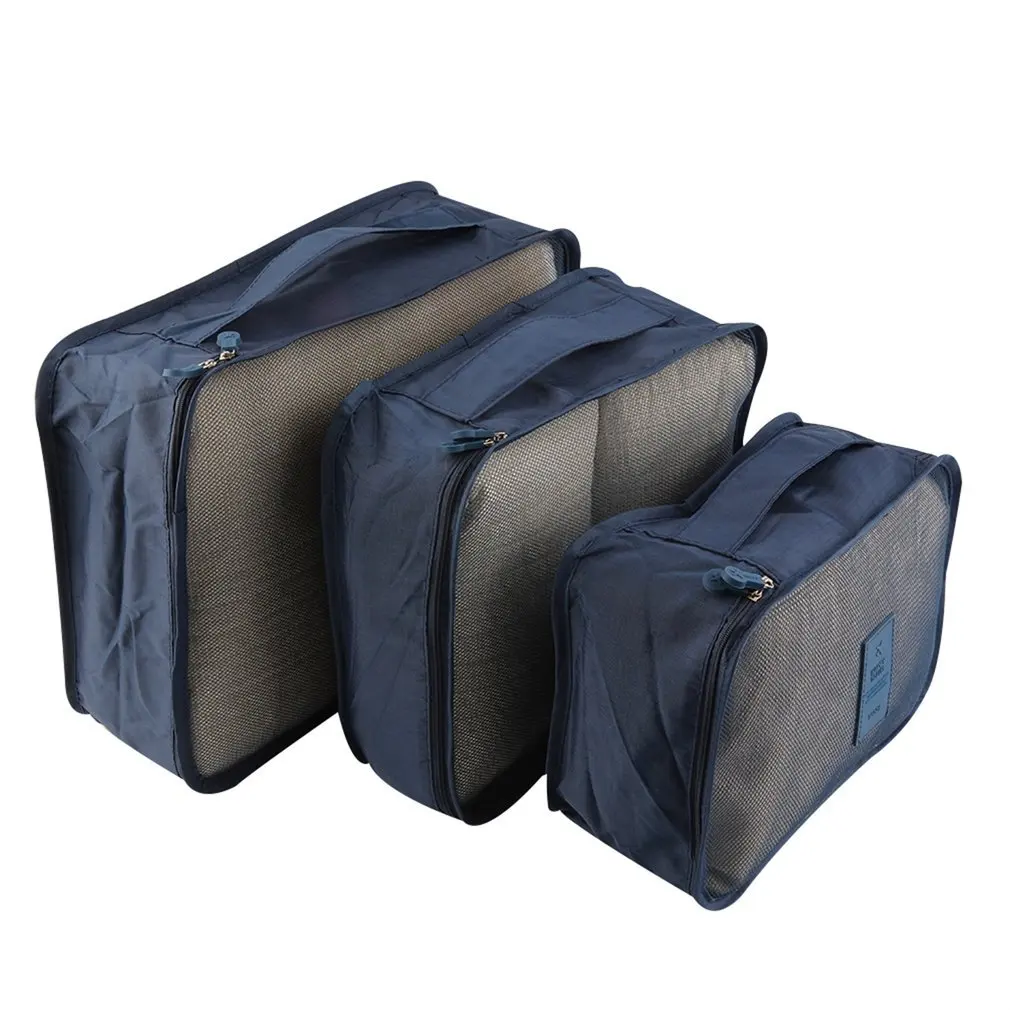 

6pcs/Set Waterproof Clothes Storage Bag Packing Cube Travel Luggage Organizer Cheap Price