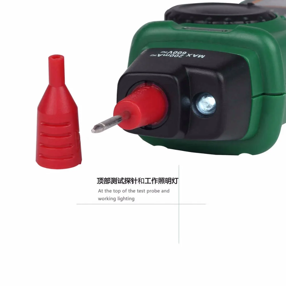 MASTECH MS8211 Ручка Тип Цифровой мультиметр Бесконтактный AC детектор напряжения Авто