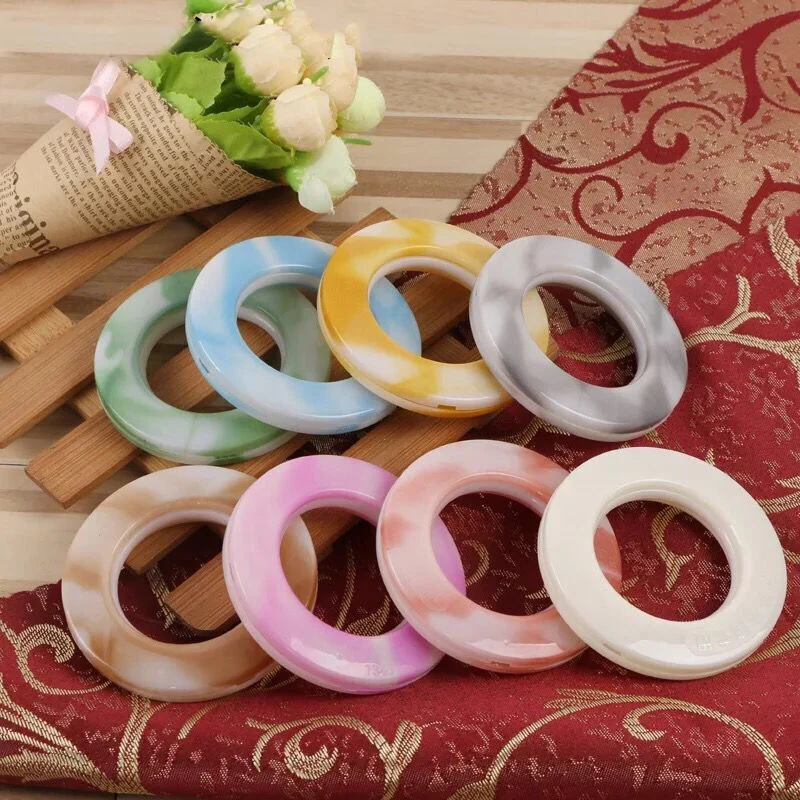 

Nanometer Silencing Imitating Jade Patterns curtain accessories Rome rod Pore circle Window curtains Accessory materials