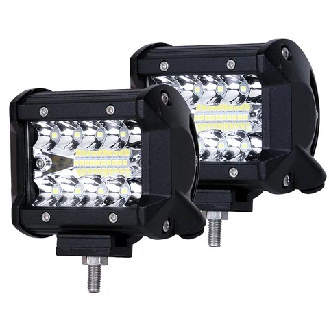 LED Work Light Bar 60W Driving Lamp For Offroad Boat Tractor Truck 4x4 LED SUV Fog Lights 12V Car Headlight for ATV LED Bar