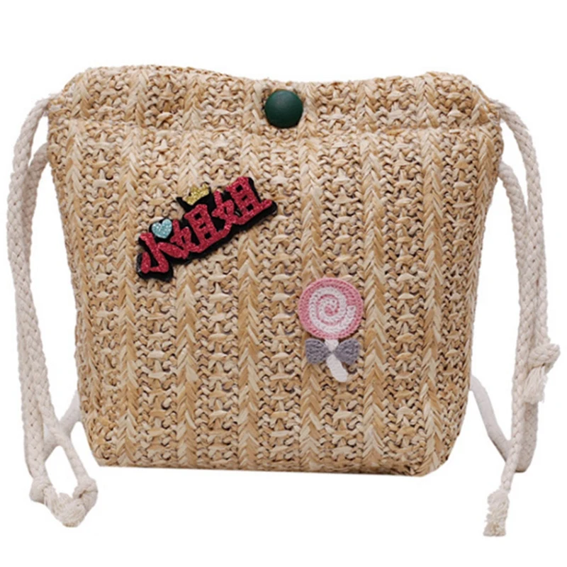 

Straw Pumping Small Square Bag New Wave Text Printing Summer Small Bag Versatile Texture Shoulder Diagonal Package