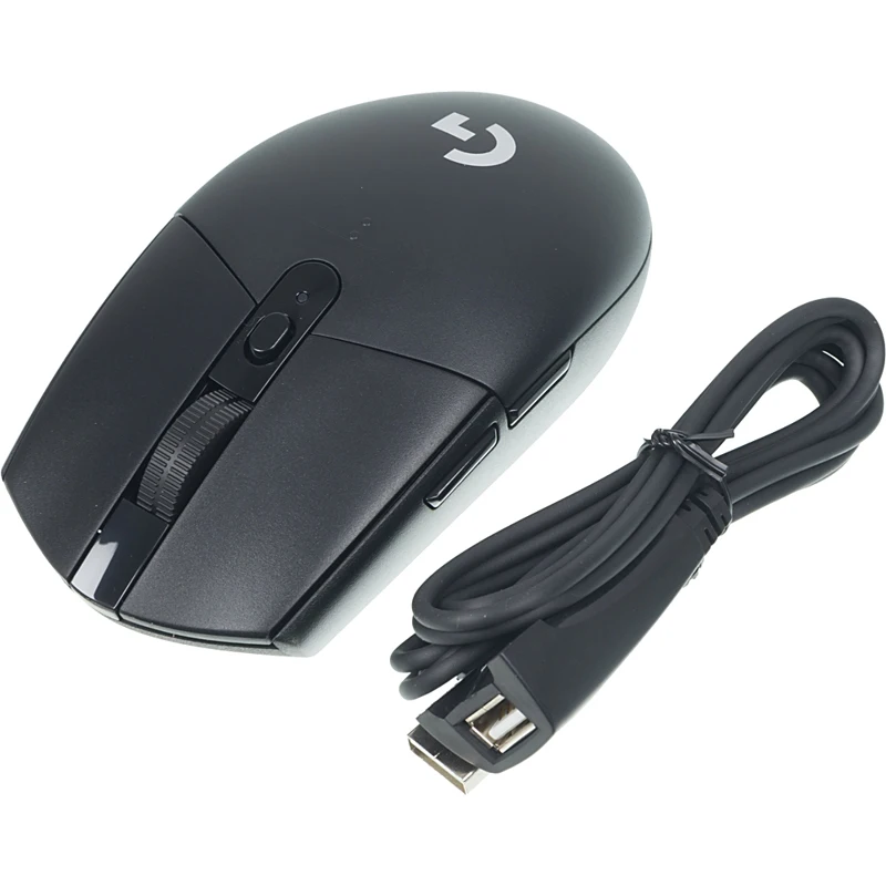 Мышь Logitech G305 Lightspeed серый оптическая(12000dpi) беспроводная USB(5but