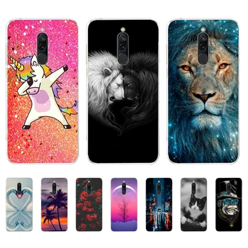 

Flower Printed Case For Xiaomi Redmi 8 Case Soft TPU Silicone Cover For xiaomi redmi 8 Phone Case redmi8 Cover Shell Bags Coque