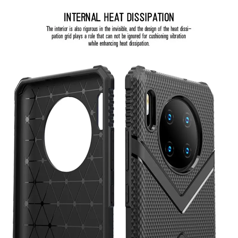 Чехол для телефона с защитой от падения матовый Мягкий защитный чехол HUAWEI Mate30 Mate