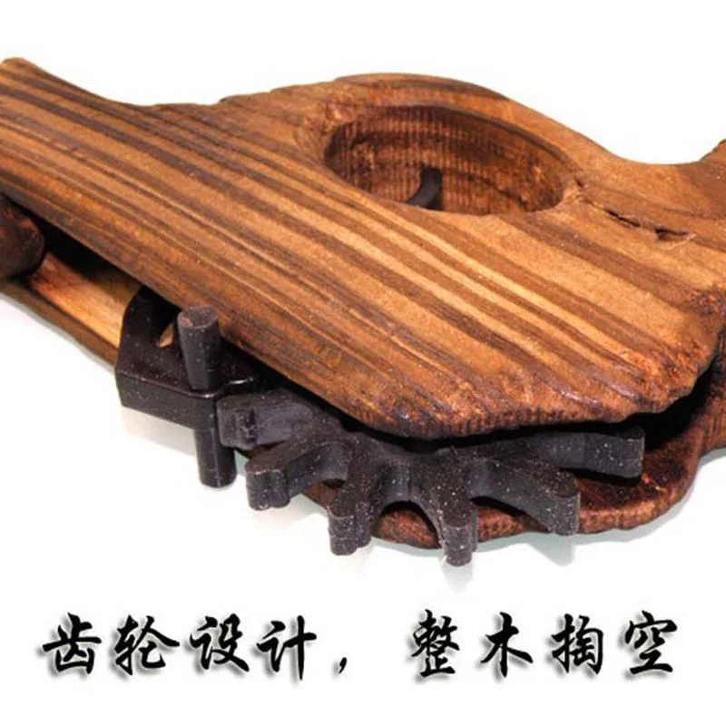 Длинный Двуствольный деревянный игрушечный пистолет для рукоделия, детский деревянный храм, ярмарка, туристические поделки