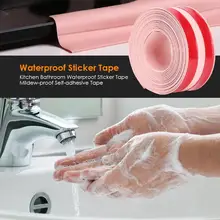 Водонепроницаемая лента для кухонной плиты, раковины, угловая линия, лента для ванной комнаты, туалета, ПВХ материал для высокой термостойкости