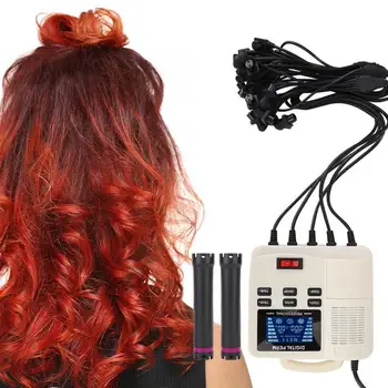 

Portable Mini Digital PTC Heating Hair Perm Machine with Hair Roller Styling Tool Upgrade home use Portable Digital Styling Tool