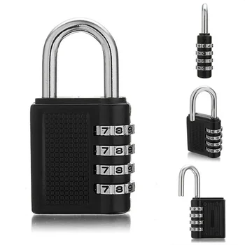 

4 Digit Combination Padlock Number Luggage Travel Code Lock HKS99