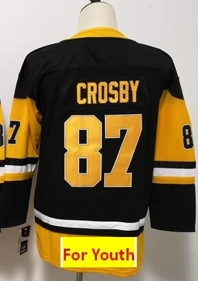 Все Прошитые Молодежные Детские трикотажные изделия Sidney Crosby Patric Hornqvist Evgeni Malkin Kris Letang Matt Murray Phil Kessel - Цвет: Оранжевый