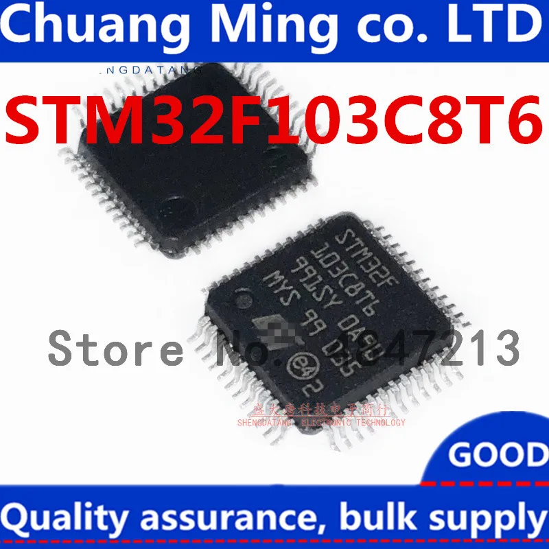 Бесплатная доставка 10 шт./лот STM32F103C8T6 STM32F103C8 STM32F103 QFP-48 IC! | Электроника