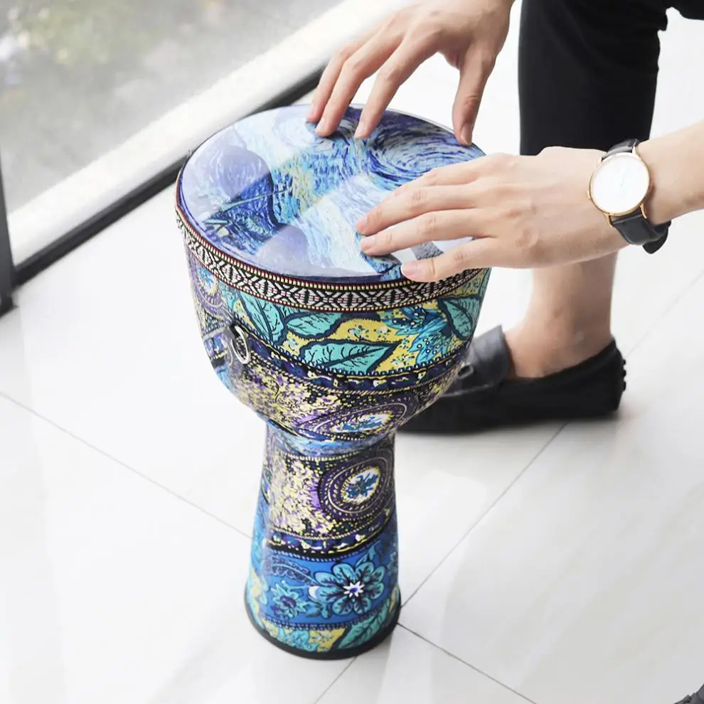 Цветной барабан для Djembe из АБС-пластика 8 дюймов детский ручной ПВХ | Спорт и